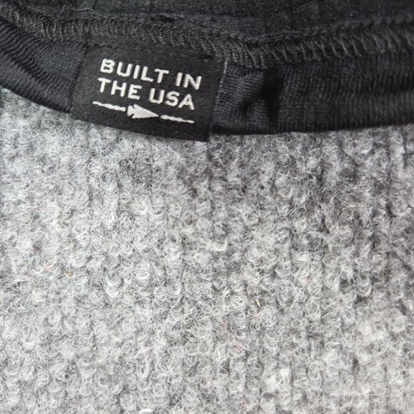 GORUCK Indestructible Grid Fleece Half‎ Zip Women's XXL Black Long Sleeves $155 - Picture 11 of 13